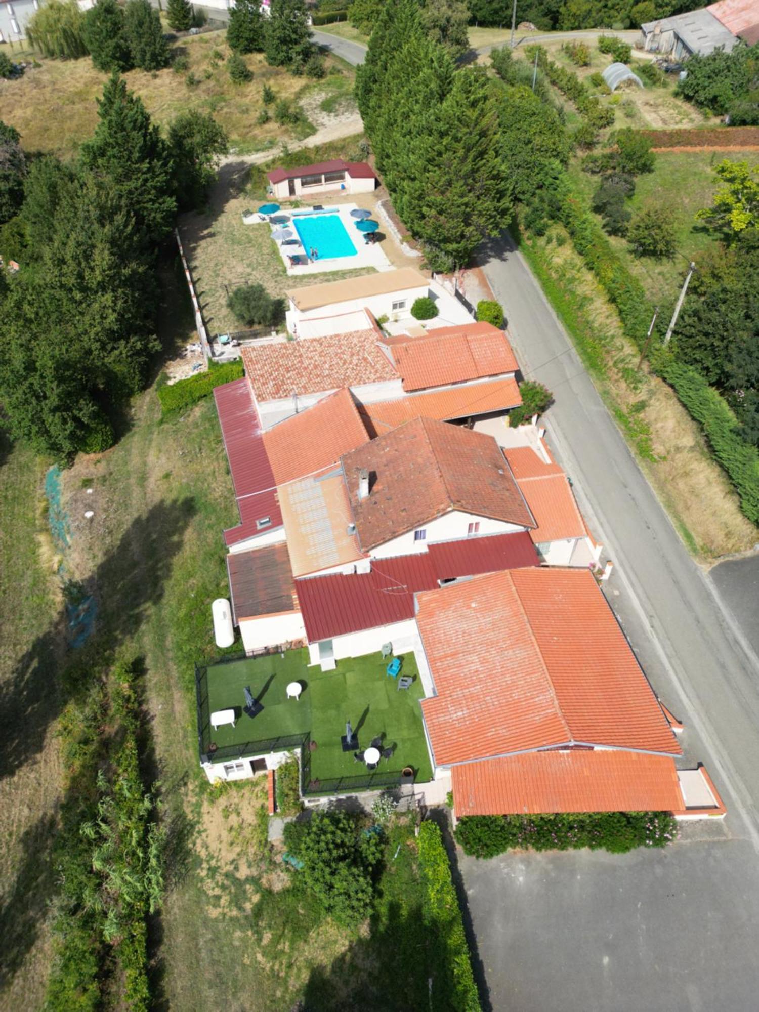 Hotel Logis Des Cretes De Pignols Moissac Exterior foto
